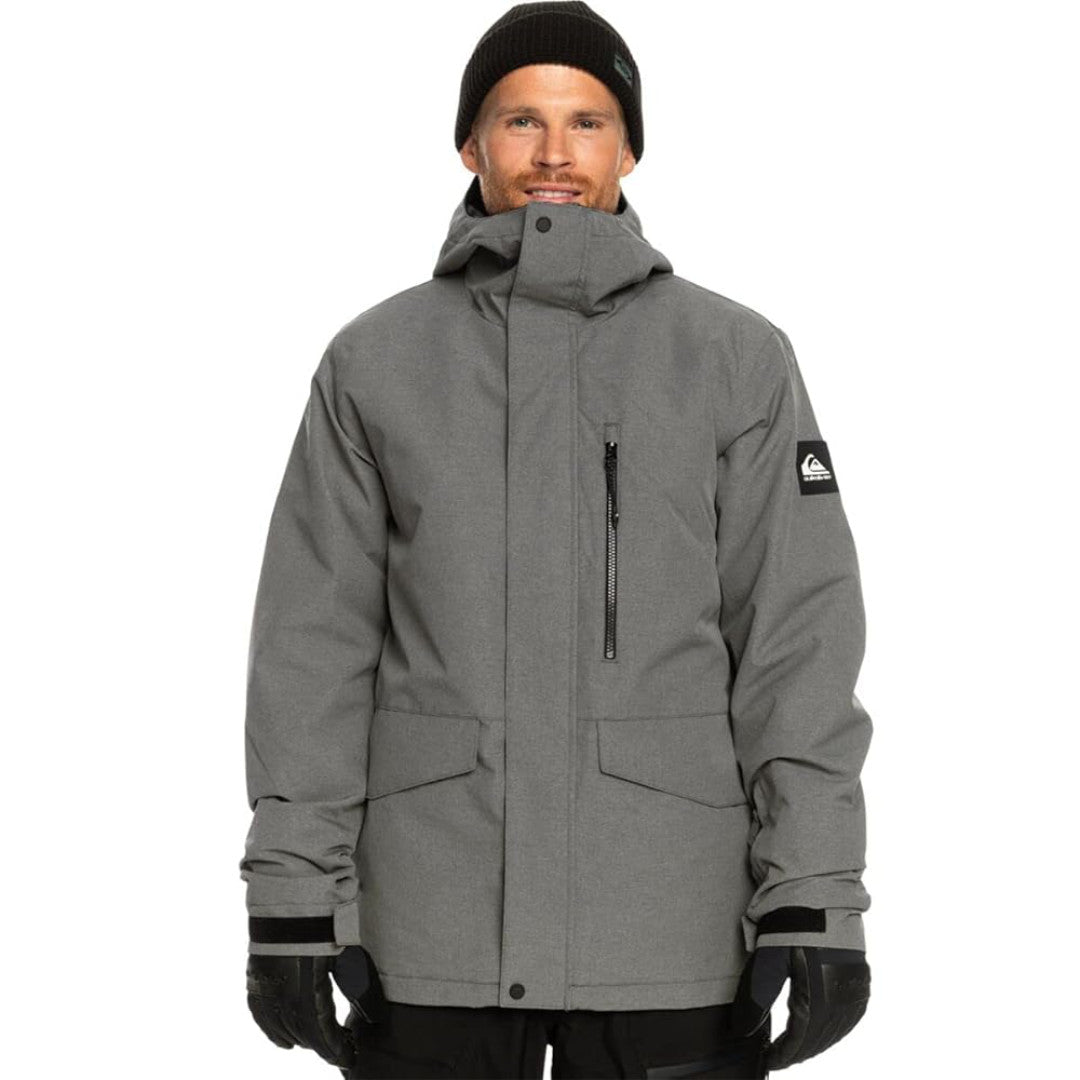 Quiksilver Men's Mission Solid Jacket - Quarry