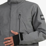Quiksilver Men's Mission Solid Jacket - Quarry