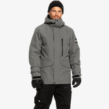 Quiksilver Men's Mission Solid Jacket - Quarry