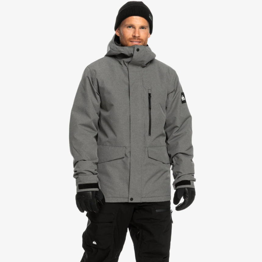 Quiksilver Men's Mission Solid Jacket - Quarry