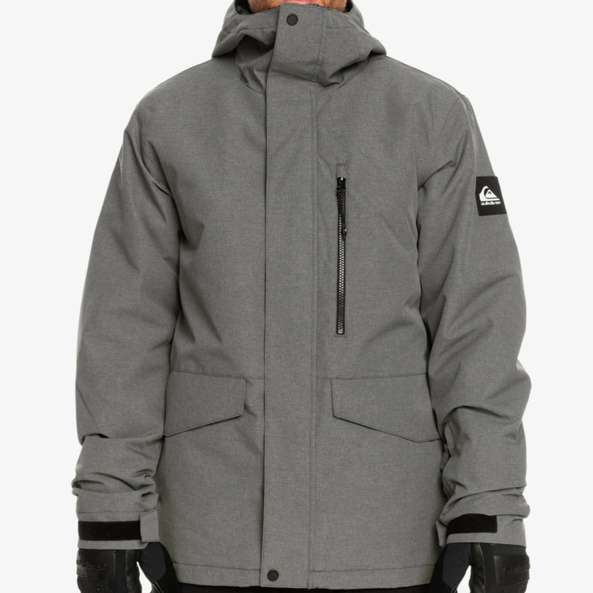 Quiksilver Men's Mission Solid Jacket - Quarry