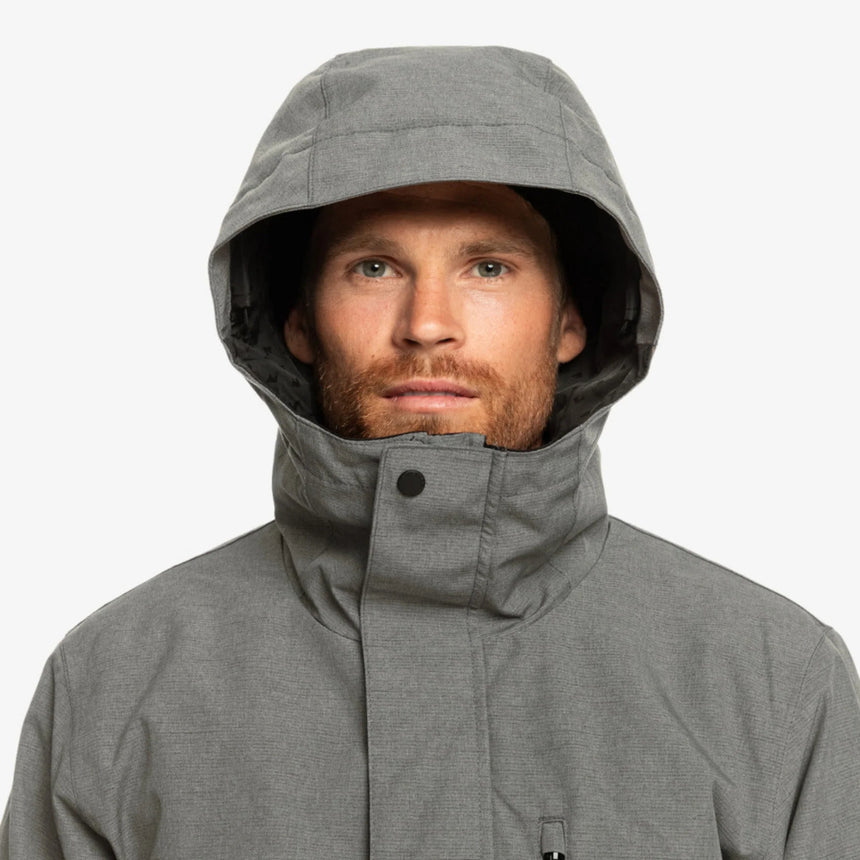 Quiksilver Men's Mission Solid Jacket - Quarry