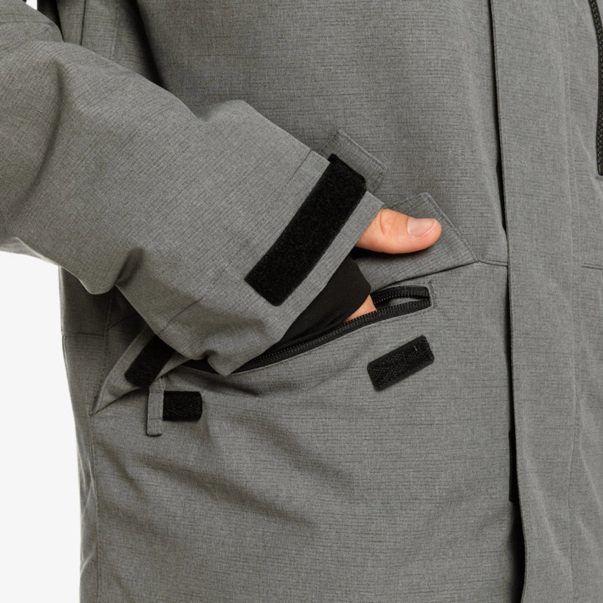 Quiksilver Men's Mission Solid Jacket - Quarry