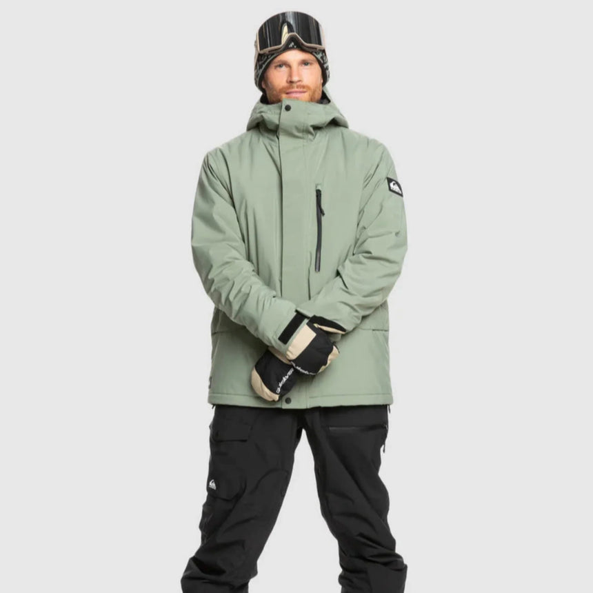 Quiksilver Men's Mission Solid Jacket - Sea Spray