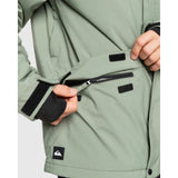 Quiksilver Men's Mission Solid Jacket - Sea Spray