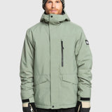 Quiksilver Men's Mission Solid Jacket - Sea Spray