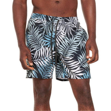 Quiksilver Quiksilver Men's SC Mini Paradise Volley Shorts WILD FERN BLACK S Mens Elastic Swim Trunks