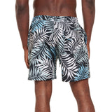 Quiksilver Quiksilver Men's SC Mini Paradise Volley Shorts WILD FERN BLACK S Mens Elastic Swim Trunks