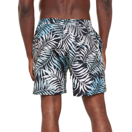 Quiksilver Quiksilver Men's SC Mini Paradise Volley Shorts WILD FERN BLACK S Mens Elastic Swim Trunks