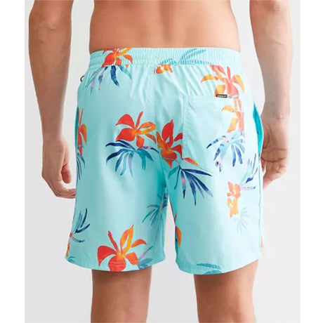 Quiksilver Quiksilver Men's SC Mini Paradise Volley Shorts WILD FERN BLACK S Mens Elastic Swim Trunks