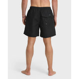 Quiksilver Quiksilver Men's Everyday Mix Volley 17NB URCHIN- BLACK S Mens Elastic Swim Trunks