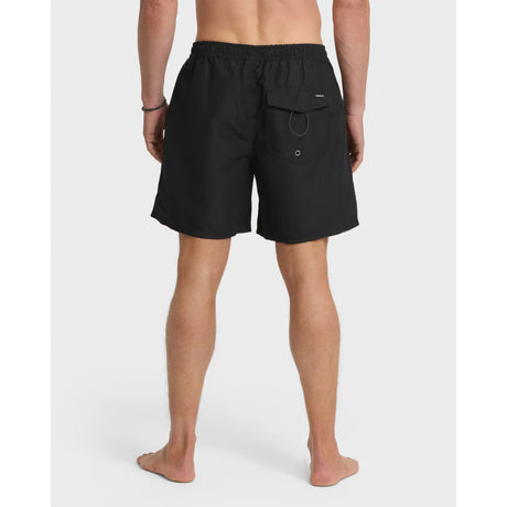 Quiksilver Quiksilver Men's Everyday Mix Volley 17NB URCHIN- BLACK S Mens Elastic Swim Trunks