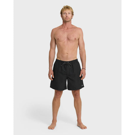 Quiksilver Quiksilver Men's Everyday Mix Volley 17NB URCHIN- BLACK S Mens Elastic Swim Trunks