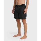 Quiksilver Quiksilver Men's Everyday Mix Volley 17NB URCHIN- BLACK S Mens Elastic Swim Trunks