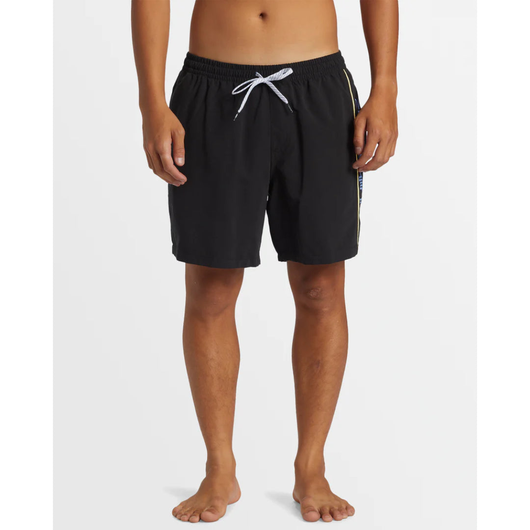 Quiksilver Quiksilver  Men's Everyday Vert Volley 2 17NB Shorts Black S Mens Elastic Swim Trunks