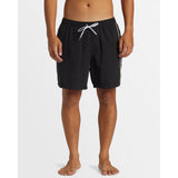 Quiksilver Quiksilver  Men's Everyday Vert Volley 2 17NB Shorts Black S Mens Elastic Swim Trunks