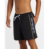 Quiksilver Quiksilver  Men's Everyday Vert Volley 2 17NB Shorts Black S Mens Elastic Swim Trunks
