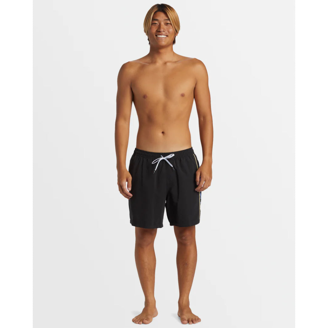 Quiksilver Quiksilver  Men's Everyday Vert Volley 2 17NB Shorts Black S Mens Elastic Swim Trunks