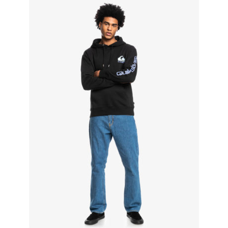 Quiksilver Quiksilver Men's Omni Logo Hoodie Cloud Blue S Mens Pullover Hoodies