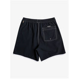 Quiksilver Quiksilver Men's Original Scalloped Volley 17NB Shorts Black S Mens Elastic Swim Trunks