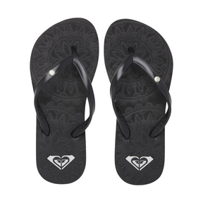 Roxy Roxy Girls RG Antilles Sandals - Black Black 11 Youth Girls Sandals 5T to 13T and 1 to 7 US Size
