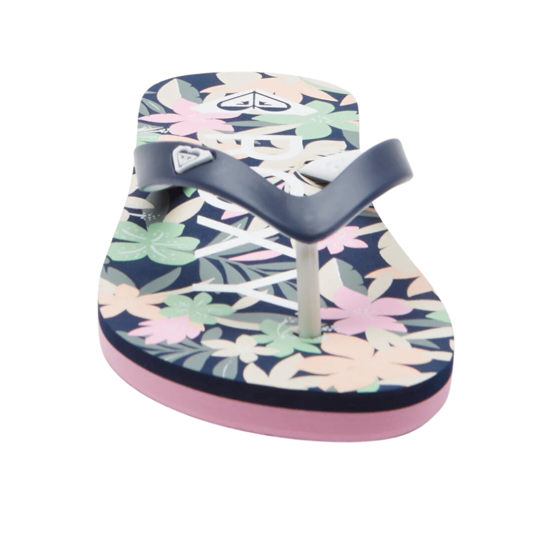 Roxy RG Tahiti VII Flip Flops - Light Navy/Pink