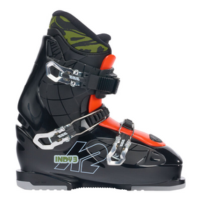 K2 K2 Indy 3 Youth Ski Boots Black/Orange/Green 24.5 Youth Boys Ski Boots