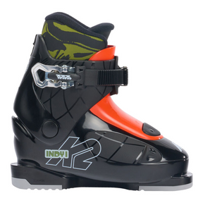K2 K2 Indy 1 Youth Ski Boots Black/Orange/Green 14.5 Youth Boys Ski Boots
