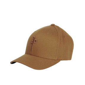 RDS RDS Men's Flexfit PG Puffy Hat Caramel S/M Mens Hats Curved Brim