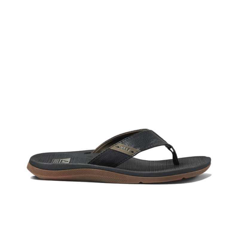 Reef Reef Men's Reef Santa Ana Sandal - Black Black 9 Mens Sandals Flip Flop 5 to 11