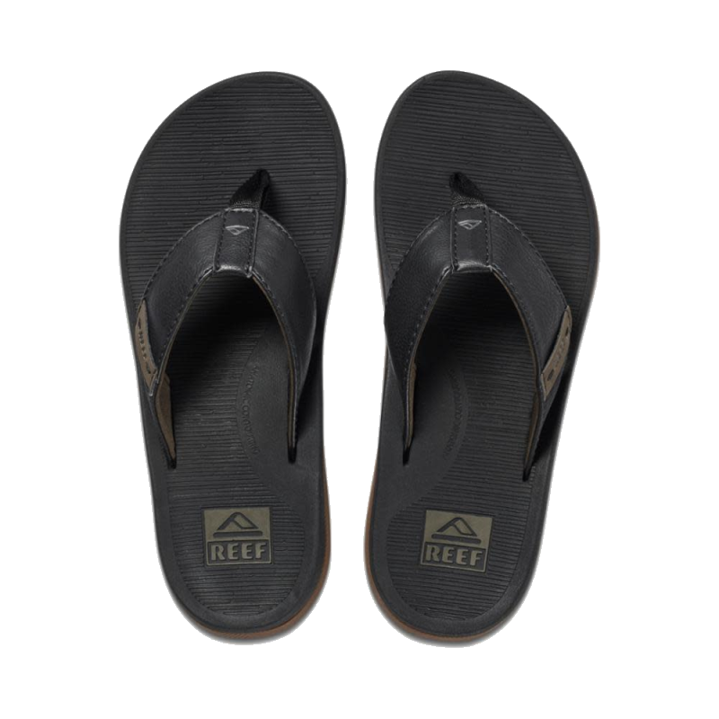 Reef Reef Men's Reef Santa Ana Sandal - Black Black 9 Mens Sandals Flip Flop 5 to 11