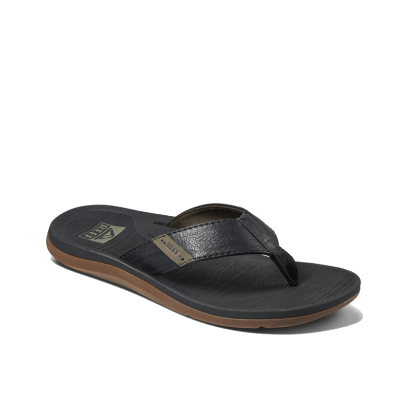 Reef Reef Men's Reef Santa Ana Sandal - Black Black 9 Mens Sandals Flip Flop 5 to 11