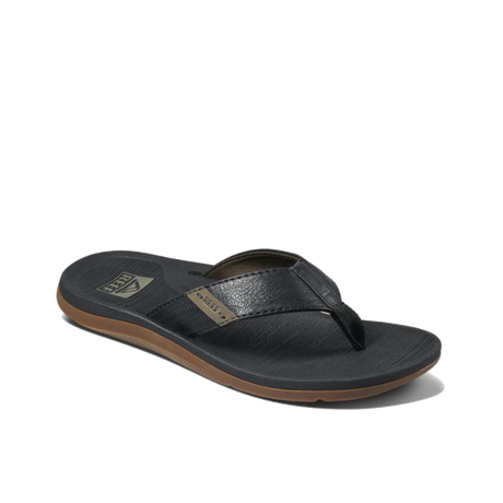 Reef Reef Men's Reef Santa Ana Sandal - Black Black 9 Mens Sandals Flip Flop 5 to 11