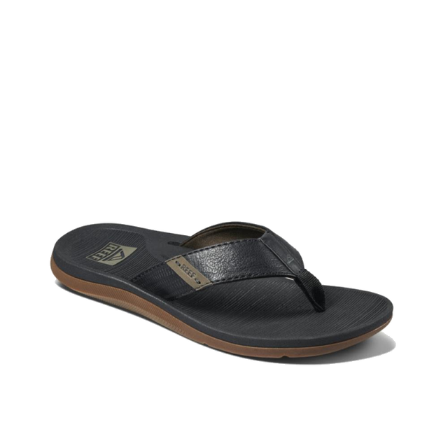 Reef Reef Men's Reef Santa Ana Sandal - Black Black 9 Mens Sandals Flip Flop 5 to 11