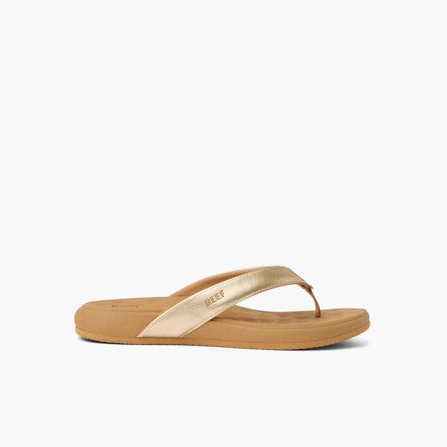 Reef Reef Women Cushion Melody Sandal - Champagne Champagne 7 Womens Sandals Flip Flop 5 to 11