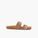 Reef Reef Women Cushion Vista Sandal - Sherbet Multi Sherbet Multi 7 Womens Slip on Sandals 5 to 11