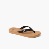 Reef Reef Women Baja Sands Sandal - Black/Tan Black/Tan 6 Womens Sandals Flip Flop 5 to 11