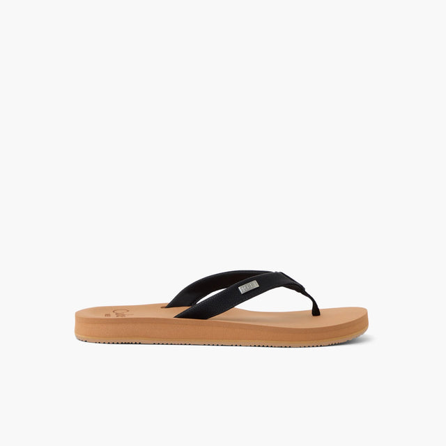 Reef Reef Women Baja Sands Sandal - Black/Tan Black/Tan 6 Womens Sandals Flip Flop 5 to 11