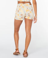 Roxy Roxy Women's Wanderlust Shorts GOLDEN HAZE VINTAGE GEO FLORAL 25 Womens Fabric Shorts