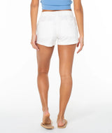 Roxy Roxy Women's Lil Trooper CLOUD DANCER SOLID S Womens Fabric Shorts