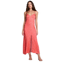 Saltwater Luxe Saltwater Luxe Women's Elowin Midi Dress Crimson XS Womens Long Dresses