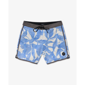 RVCA RVCA Freeport Board Shorts 16" Blue Fusion 28 Mens Elastic Swim Trunks