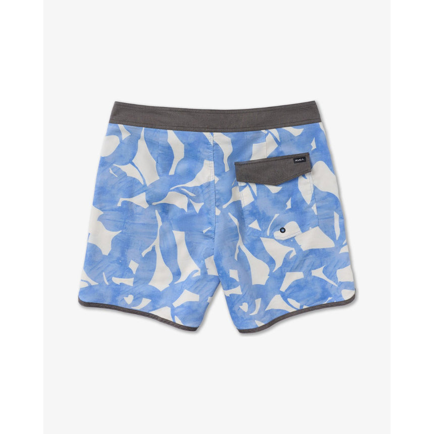 RVCA RVCA Freeport Board Shorts 16" Blue Fusion 28 Mens Elastic Swim Trunks