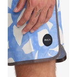 RVCA RVCA Freeport Board Shorts 16" Blue Fusion 28 Mens Elastic Swim Trunks