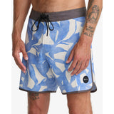 RVCA RVCA Freeport Board Shorts 16" Blue Fusion 28 Mens Elastic Swim Trunks