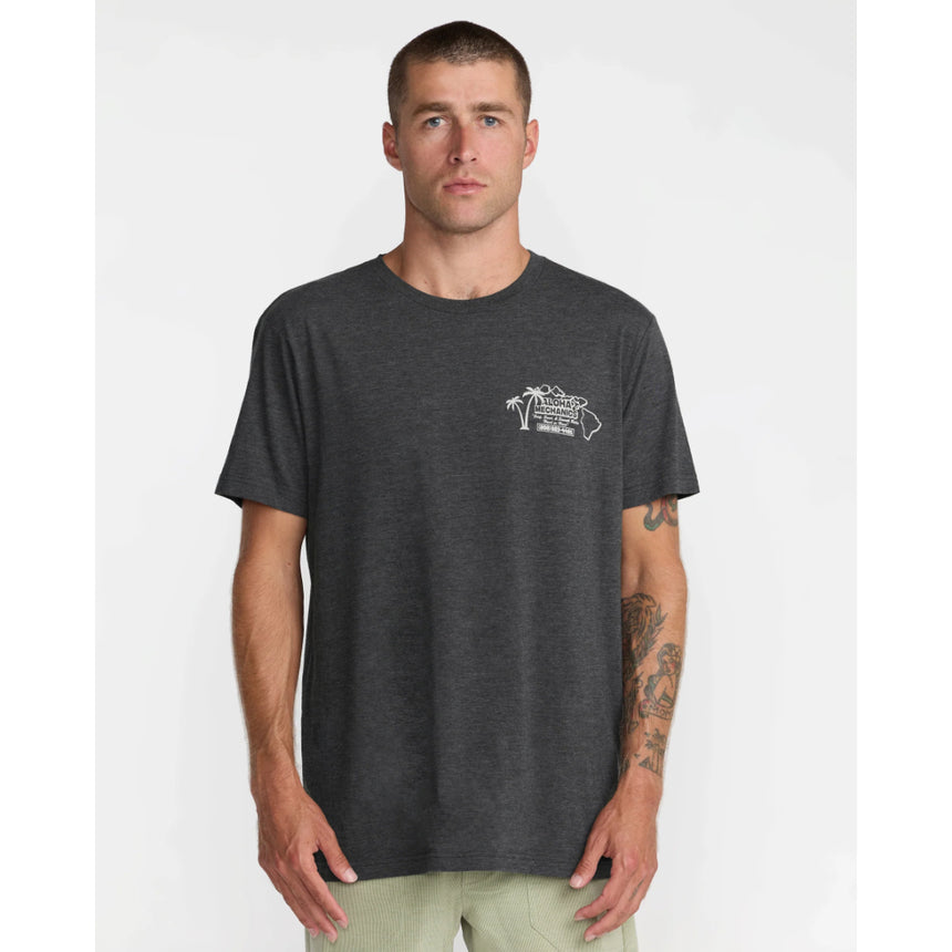 RVCA RVCA Men's Aloha Mechanics Short Sleeve Shirt - Pirate Black Pirate Black S Mens T-Shirts