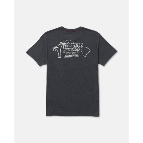 RVCA RVCA Men's Aloha Mechanics Short Sleeve Shirt - Pirate Black Pirate Black S Mens T-Shirts