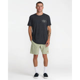 RVCA RVCA Men's Aloha Mechanics Short Sleeve Shirt - Pirate Black Pirate Black S Mens T-Shirts