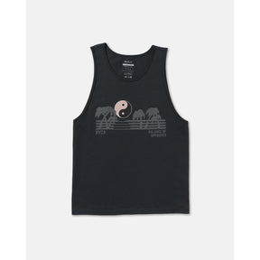 RVCA RVCA Men's Balance Horizon Tank Top - Pirate Black Pirate Black S Mens Sleeveless Shirts