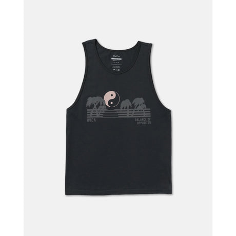 RVCA RVCA Men's Balance Horizon Tank Top - Pirate Black Pirate Black S Mens Sleeveless Shirts